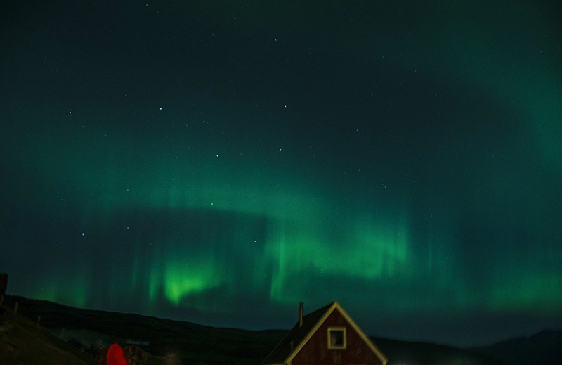 10 - Groenlandia - aurora boreal - fiordo Tunulliarfik - Qassiarsuk